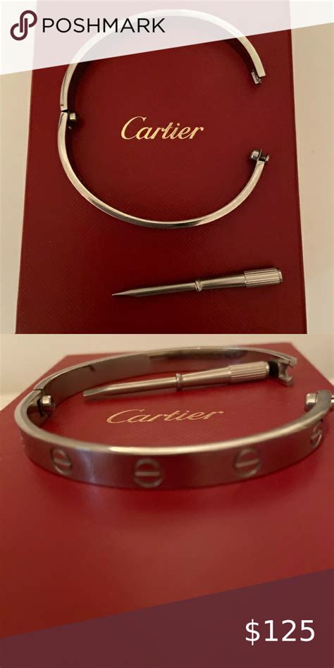 cartier stainless steel bracelet|cartier bracelet walmart.